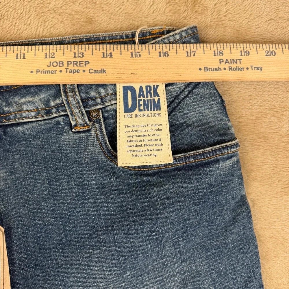 prAna Axiom Jean Mens 35x30 Antique Stone Wash Straight Leg Organic Cotton Denim